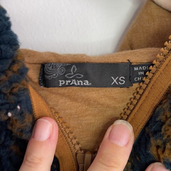 Prana Polar Escape 1/4 zip teddy plush hooded pullover sweatshirt sz XS - Picture 6 of 10